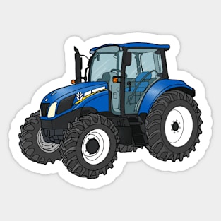 Blue tractor Sticker